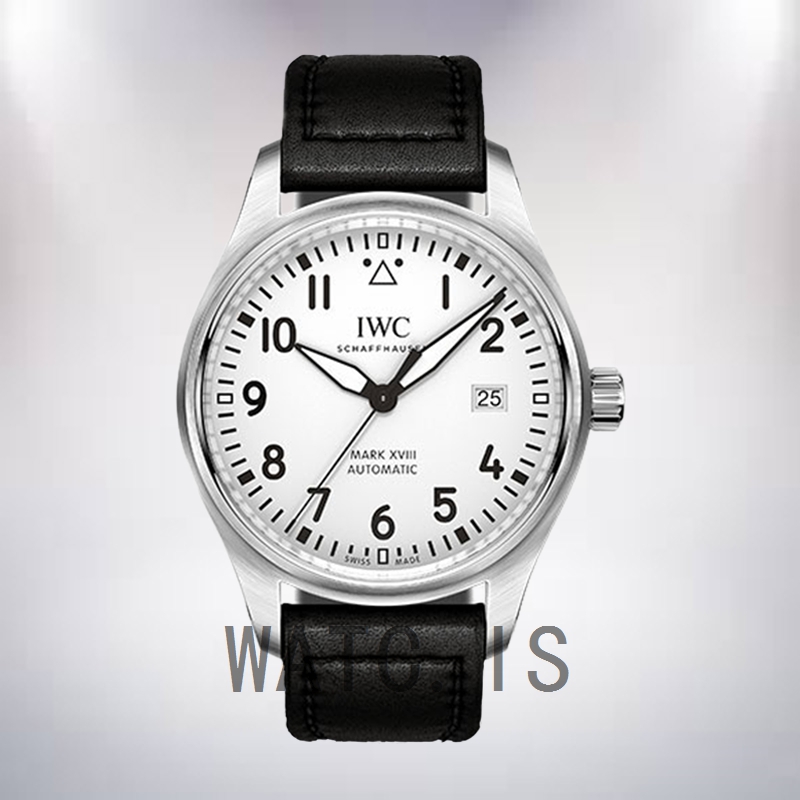 IWC Pilot 42mm/40mm IW327012 Men's Silver-tone White Dial