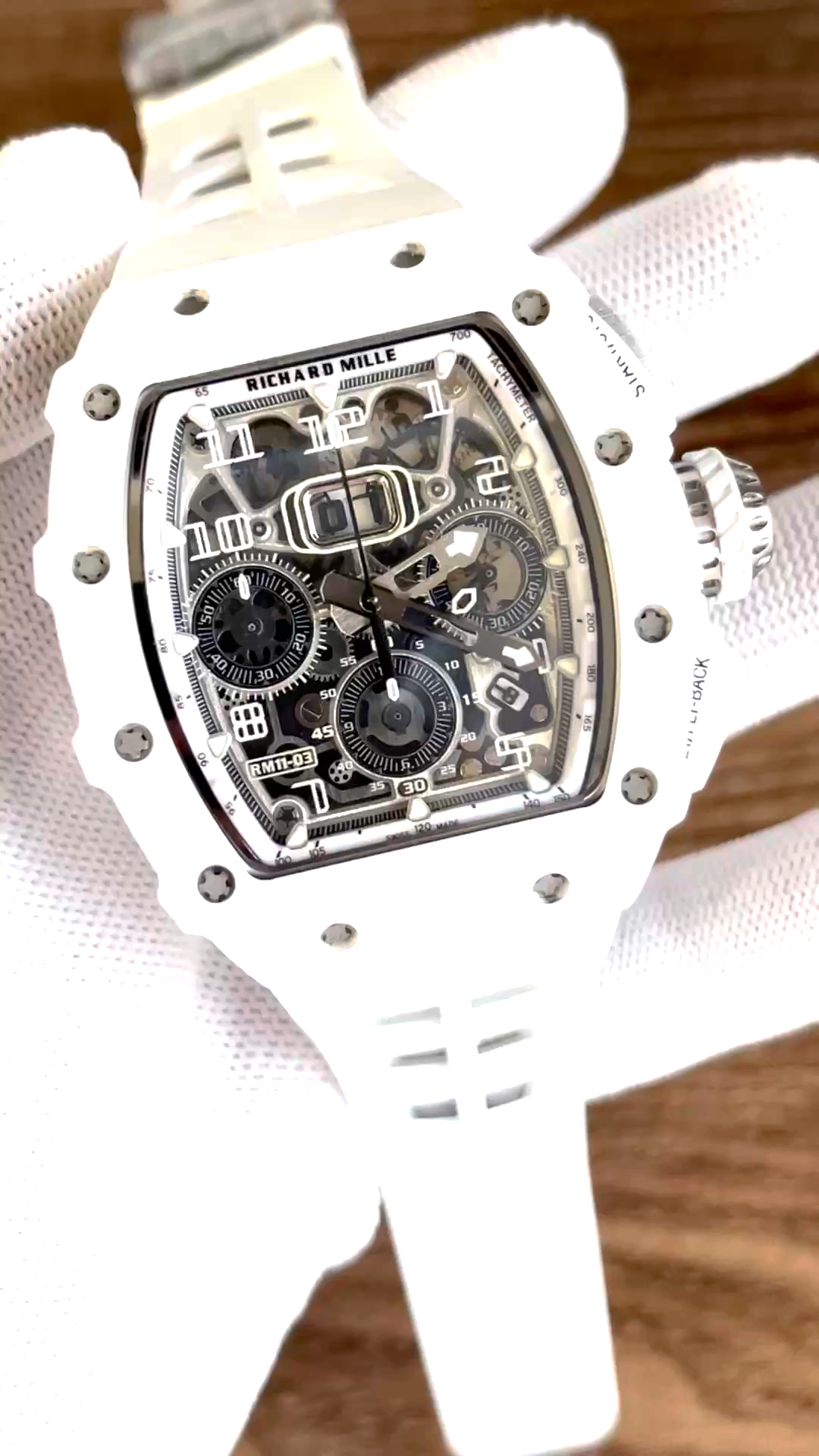 Richard Mille RM 11-03 Titanium Automatic Flyback Chronograph White