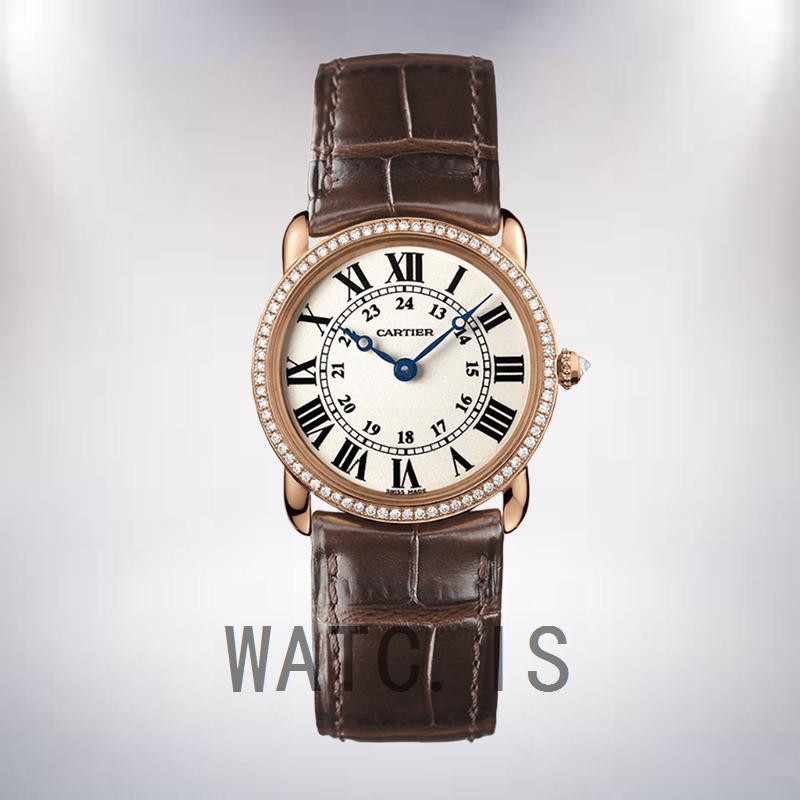 Cartier Ronde Ladies WR000351 30mm/36mm Rose Gold-tone Automatic