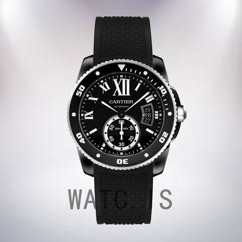 Cartier Calibre Men's 42mm WSCA0006 Black-tone Black Dial